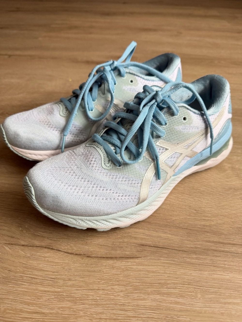 Aasics Gel-Nimbus 23 Running Shoes Sneakers Women's SZ 8 Blue